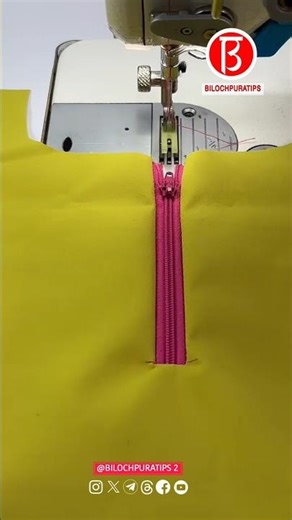 Access control zipper installation sewing Tutorial