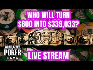 World Series of Poker 2023 | $800 Deep Stack Final Table
