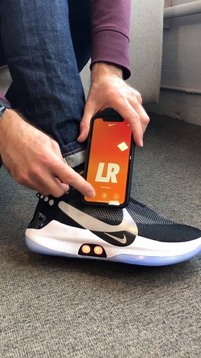 Behold the wonder of Nike's Adapt BB self-lacing shoe. This isn't Nike's first self-lacing shoe, but it is its first connected shoe. Because it works with an app, Nike can update the shoe's features over time—like an operating system. They go on sale tomorrow for $350. https://wired.trib.al/PP64VAC | WIRED