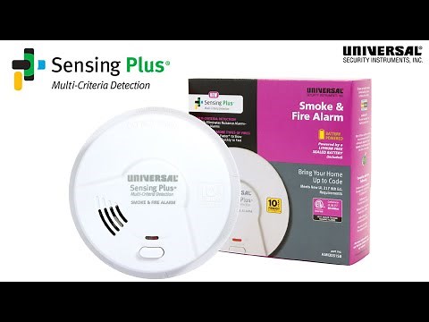 USI Sensing Plus Multi Criteria Smoke & Fire Alarm w 10 Year Tamper Proof Sealed Battery (AMI3051SB)
