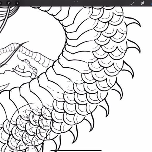 Japanese Dragon Kit – Procreate Brush Pack for Tattoo Artists & Illustrators - Etsy
