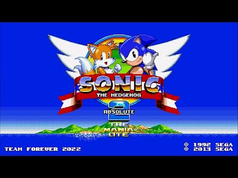 Sonic 2 Absolute: Mania Lite (v2.5) ✪ First Look Gameplay (1080p/60fps)