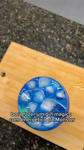 Gin Mágico com Energético Monster: Receita Fácil