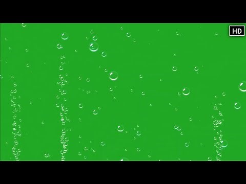 Water bubbles green screen animation effect | chroma key effect | Crazy Editor