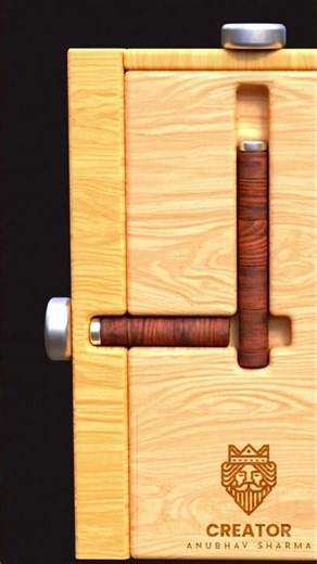 DIY magnetic stopper for doors #shorts #woodworking #diy