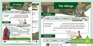 Viking Cloze Activity