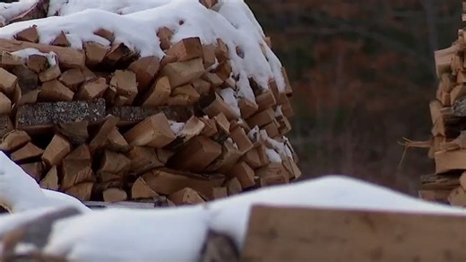 Maine wood banks see increased demand as temperatures drop across state