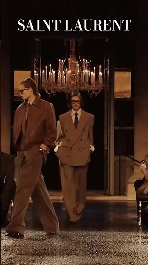 This Saint Laurent Show Is Absolutely Insane #fashionweek #luxury #runway
