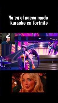 Testing the karaoke mode in Fortnite Festivals🎤