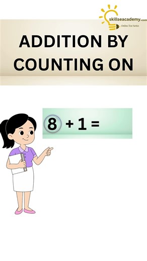 Learn 8+1 Addition in a Fun & Easy Way | Basic Math for Kids Step by Step