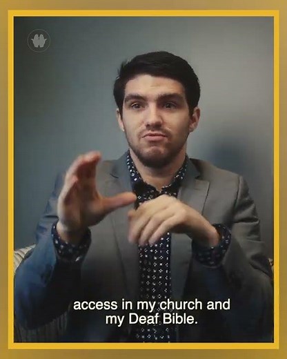 What the Bible means to Paul in Ukrainian Sign Language