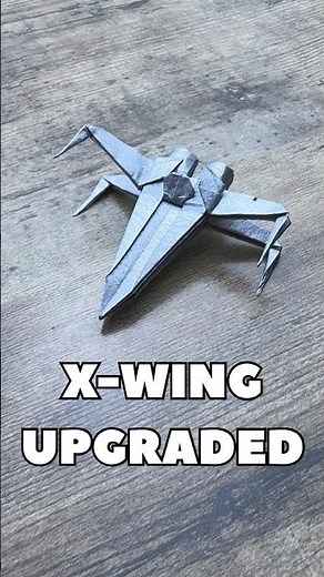 ORIGAMI X-WING PRO LEVEL STAR WARS TUTORIAL | HOW TO MAKE ORIGAMI X-WING EASY STEP BY STEP