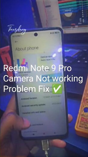 Redmi Note 9 Pro Camera Not Working Fix ✅ |@Mobile_Solutions_Borneo #tech