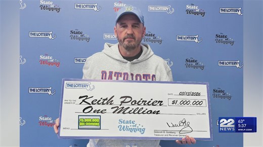 Greenfield man wins $1M prize on lottery ticket