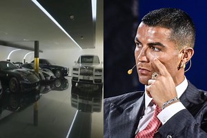 Cristiano Ronaldo et les 40 voitures, bienvenue dans son incroyable garage