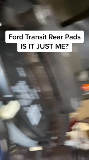 Troubleshooting Rear Pad Replacement on Ford Transit Vans
