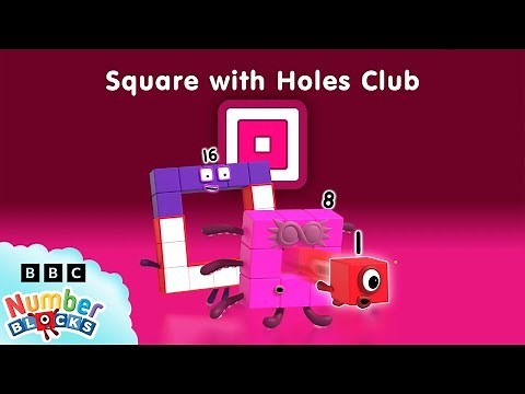 Square with Holes Club ⏹| Learn to count - Numberblocks Full Episodes | Maths for Kids