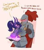 Небольшое продолжение недавней серии / imp :: Fantasy ero :: арт барышня (арт девушка, art барышня, art girl) :: Fantasy (Fantasy art) :: Huffslove :: Book of Imps :: паладин :: artist :: art (арт)