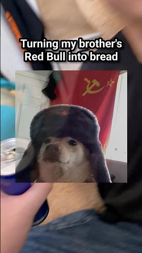 Turning my brother’s Red Bull into Bread! 🍞 @PanasonicAustralia @redbull