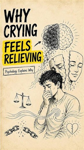 Why Crying Actually Makes You Feel Better #psychology #brainfacts #viralshorts