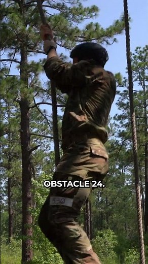Attempting the Army Special Forces Obstacle Course