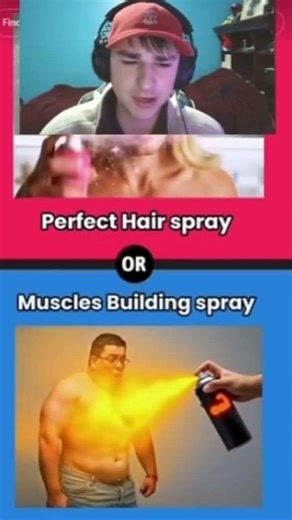 Perfect hair or muscle building spray