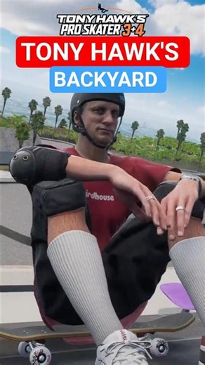 TONY HAWK'S BACKYARD in Tony Hawk's Pro Skater 3+4 - CREATE-A-PARK