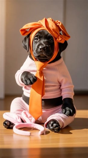 “Puppy Morning Routine: A Small Backpack and Big Dreams”