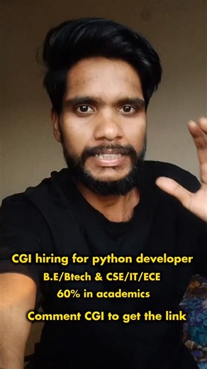 ShivaTechTelugu -100k 🎯 on Instagram: "Comment CGI to get the link 🔗 Follow @tech_giant__ for more #coding #programming #python"