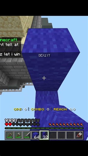 Bed fight with controller !! #minecraft #controller #bedwars