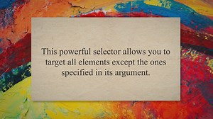 How To Except In Css