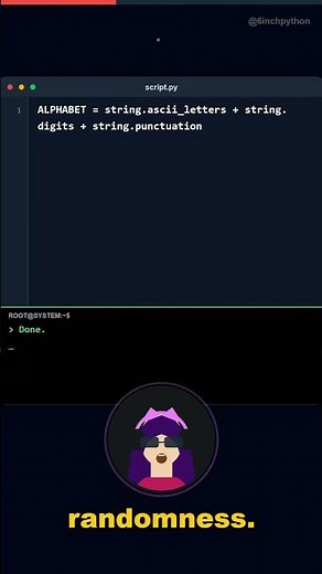 Don't trust 'random' for passwords. Leveraging Python's `secrets`... #Python #SecurityShorts #Shorts
