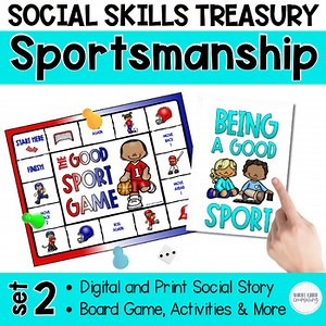 Being a Good Sport Social Story Losing a Game Good Sportsmanship Lesson Set 2