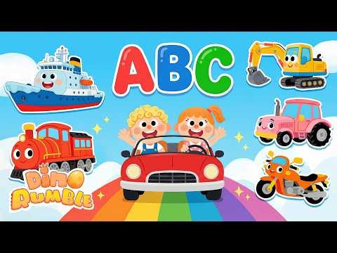 The ABC Vehicles Song 🚀 | Learn Alphabet A-Z with Cars, Trucks, Boats & Planes! | Kids Songs