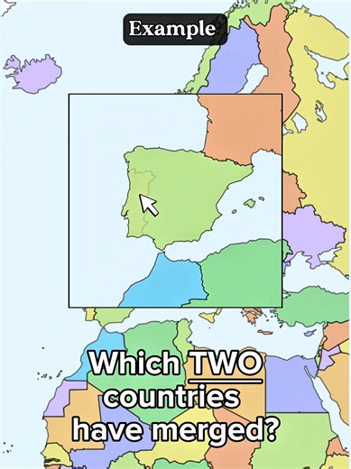I’ve merged two neighbouring countries in each round. Can you name all five pairs? 🌍 #GeographyQuiz #MapQuiz #TomsAtlas