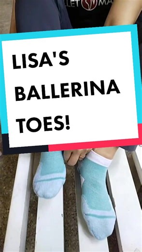 LISA'S Ballerina Toe Reveal! Dancer's Pointe Shoes Beauty