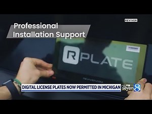 Digital license plates now permitted in Michigan
