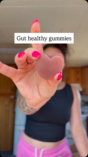 Gut healthy gummies! The recipe is: 1 quart no sugar added juice, 1/4 cup of grass fed beef gelatin and if you want to sweeten it, 3 tbsp honey! You can also add tinctures or liquid vitamins as well! Store in the fridge for up to a week after you pop out of the molds! #guthealth #wellness #homestead #urbanhomestead #foodstorage | Barefoot.mimosas