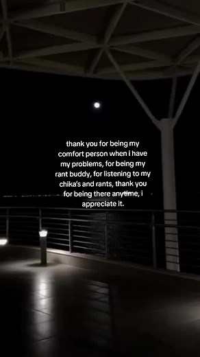 Appreciation Message for Being My Comfort Person