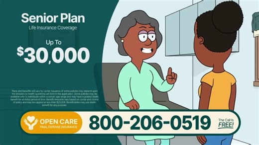 Open Care Insurance Services TV Spot, 'Cartoon: Senior Plan'
