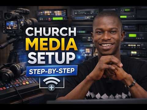 How to setup CHURCH MEDIA Livestream Production || Step-by-step Tutorial