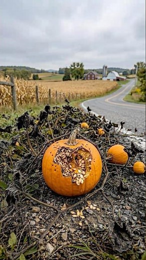 The UNBELIEVABLE Pumpkin Life Cycle: Time-Lapse! 🎃 #lifecycle
