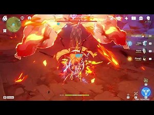 Genshin Impact - EULA ANNIHILATES PYRO REGISVINE IN LESS THAN 30 SECONDS