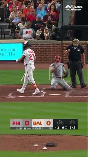 Cristopher Sanchez strikes out the side in the 3rd inning in Baltimore