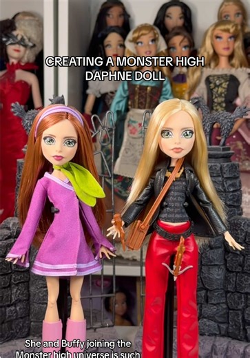 Monster High Daphne doll transformation — Buffy to Daphne