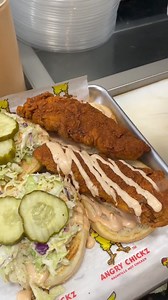 Ever wonder how our famous sliders are made? 🔥 Here’s the step-by-step magic behind every bite! Got a friend who NEEDS to try one? Share. 👀 #AngryChickz #SliderPerfection #BehindTheScenes” | The Angry Chickz