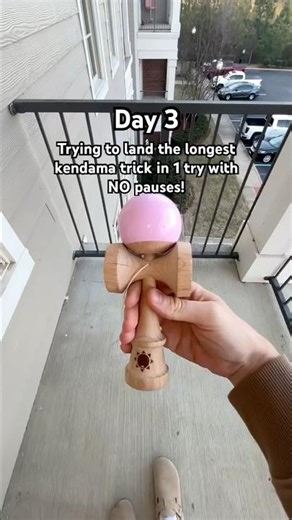 DAY 3. Did I get closer this time? 👀 #trickshot #kendama