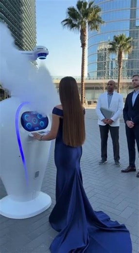 You Won’t Believe Dubai’s AI Salon Robot 😱🤖 Transforms Hair Instantly