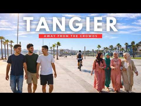 TANGIER Away from the Crowds 🇲🇦 | Seaside Serenity Captured - Morocco 4K
