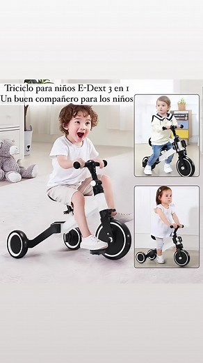 Triciclo Multifuncional 3 en 1 para Niños